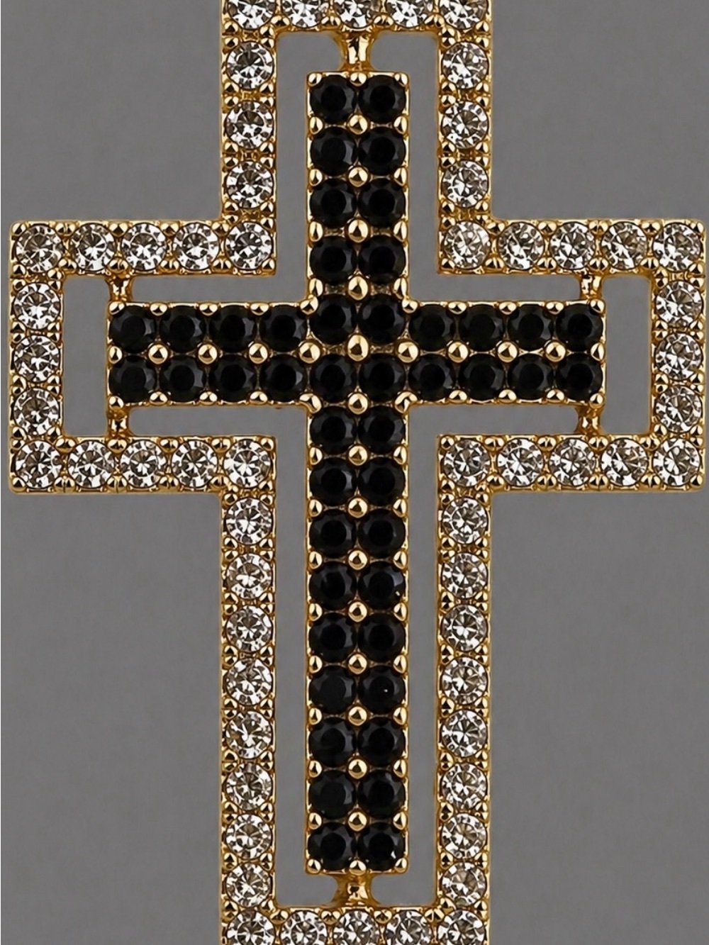 Colorful Rhinestone Cross Keychain - Choose 1 Color - Picture 4 of 7